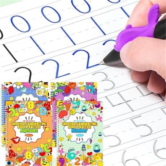 Large Size Magic Practice Copybook, Reusable Handwriting Practice Book, for - Picture 7 of 7